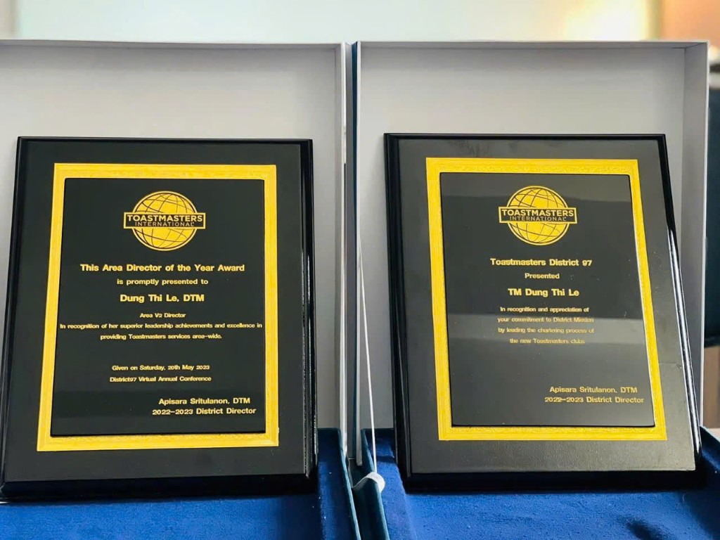 Toastmasters International — The Area Director of the Year Award, Dung Thi Le